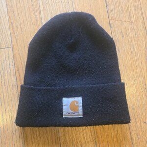Carhartt Unisex Knit Cuffed Beanie Classic Hat Cap (Black)